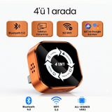 4'ü 1 Arada Ekran Yansıtmalı Kablosuz Carplay & Android Auto Dönüştürücü, İos&android Uyumlu Diğer