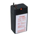 4V 0.3Ah, Işıldak Fener Aküsü, Yokohama Yh-40.3 4 Volt - 0.3 Amper Akü (25.5X19.5x48 Mm)