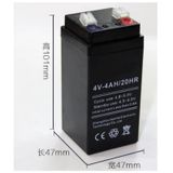 4Volt 4Amper Akü Terazi ve Işıldak Aküsü 47X101X47 MM