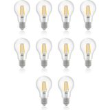 4W 220V E27 Rustik A60 LED Ampul A60-4 10'lu Paket 10'lu Sarı Işık E27 Rustik Ampul 4 Watt Yok A'dan