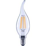 4W Beyaz Işık Kıvrık Uç E14 LED Fılament - Amber