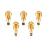 4w Rustik Ampul 2500k Amber Işık St64 - 5 Adet