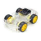 4Wd Araç Şase Kiti Robot Araba Kiti Arduino