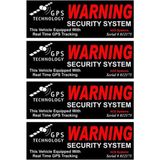 4x Gps Uydudan Takip Sistemi Var Araba Sticker - Çok Renkli - Standart - Genel