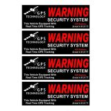 4x Gps Uydudan Takip sistemi Var araba Sticker