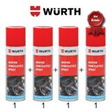 4X Würth Motor Temizleme Spreyi