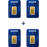 4X2.5 gr 24 Ayar Külçe Altın