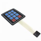 4x3 Membran Keypad 12 Buton Matrix Tuş Takımı
