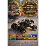 4X4 Kumandalı Rock Crawler 1:12 Off Road Araba 2.4Ghz Şarjlı Uzaktan Kontrollü Jeep