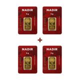 4X5 gr 24 Ayar Külçe Altın
