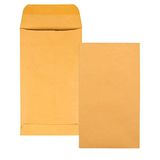 #5 1/2 Madeni Para Zarfları, 3 1/8 X 5 1/2, Yapıştırılmış, Küçük Parçalar, Bahçe İçin Mücevher Ve Tohum Zarfları, 28 Lb Kahverengi Kraft, Kutu Başına 500 (Qua50562)
