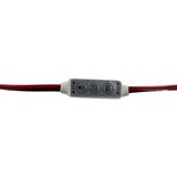 5-24 Volt 3 Tuşlu Mini Dimmer Flaşör LED Animasyon Devresi - 1 m - 2700K