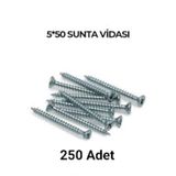 5 50 Mm 1 Kutu 200 Adet Sunta Ağaç Vidası