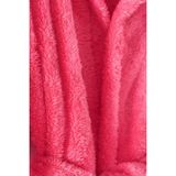 5-6 Yaş Çocuk Yumuşacık Kapşonlu Sabahlık Welsoft - Pembe