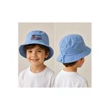 5-8 Yaş Erkek Çocuk Yazlık Ayarlanabilir Bucket Fötr Şapka