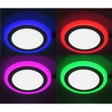 5-9-16-24 Watt Çift Renkli Led Panel Spot Lamba Armatür beyaz-pembe
