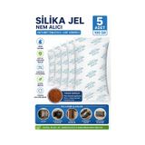 5 Adet 100 Gr Silikajel Nem Alıcı Rutubet Önleyici Küf Giderici Silika Jel Desiccant