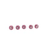 5 Adet 15 Mm Tavşan Düğme (PEMBE)