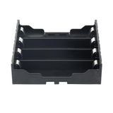 5 Adet 18650 Pil Yuvası (4 Pil İçin) | 4 Adet Pil için, Metal Kontaklı, 5 Adet Set, Kablo ile Bağlantı