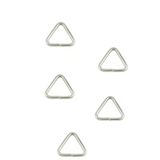 5 Adet 2 Cm Çanta Sapı Kemer Dar Kolon Kumaş Boy Metal Üçgen Halkası Tokası Klipsi