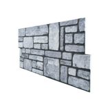 5 Adet (2,5M2) X Karma Taş Desenli 3 Boyutlu Renkli Strafor Köpük Duvar Kaplama Paneli (KR-314)