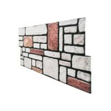 5 Adet (2,5M2) X Karma Taş Desenli 3 Boyutlu Renkli Strafor Köpük Duvar Kaplama Paneli (KR-315)