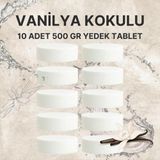 5 Adet 2X500 gr Nem Alıcı Rutubet ve Küf Önleyici Yedek Tablet Vanilya