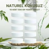 5 Adet 2X500gr - Naturel - Nem Alıcı Rutubet Giderici Yedek Tablet
