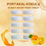 5 Adet 2X500gr - Portakal - Nem Alıcı Rutubet Giderici Yedek Tablet