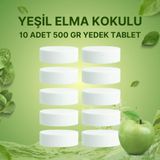 5 Adet 2X500gr - Yeşil Elma - Nem Alıcı Rutubet Giderici Yedek Tablet