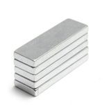 5 Adet 30Mm X 10Mm X 3Mm Köşeli Süper Güçlü Neodyum Mıknatıs