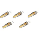 5 Adet 4 W G4 12 Volt LED Kapsül Ampul CT-4252 Günışığı - Altın