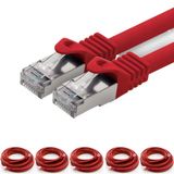 5 adet 50 Cm IRENIS CAT7 Kablo S/FTP Ethernet Network LAN Ağ Kablosu