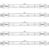 5 Adet 500w R7s Lineer Halojen Projektör J118 500w Çift Uçlu Güvenlik Ampulü 118mm Uzunluk Hwy