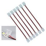 5 Adet 5050 2 Pin Şerit Led Ekleme Aparatı 3 Çipli 15 Cm Kablo