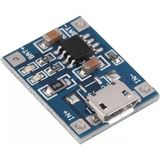 5 Adet 5V Mini Mikro Usb 1A Tp4056 Lityum Pil Şarj Kartı Şarj Aleti Modülü-Mavi