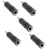5 ADET 6.3 mm AUX SES 3.5 mm GİTAR ÇEVİRİCİ JACK Çeviri jak adaptör DÖNÜŞTÜRÜCÜ