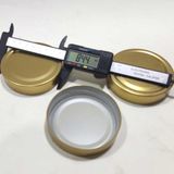 5 Adet 82mm Uzun Etekli Geniş Kenar Konserve Kavanoz Kapağı Orjinal Silikon İç Yüzey Paslanmaz