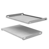 5 Adet A Tipi (Dıştan Geçmeli) Hafif Rack Tava - Depo Rafı Hafif Rack Tava Galvaniz 40X30 Cm 0,70 Mm