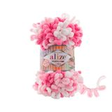 5 Adet Alize Puffy Fine Color El Örgü İpliği (6383)