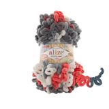 5 Adet Alize Puffy Fine Color El Örgü İpliği (6518)