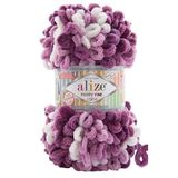 5 Adet Alize Puffy Fine Color El Örgü İpliği (8056)