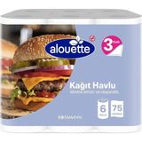 5 Adet Alouette Kağıt Havlu 6'lı 3 Katlı 6'lı