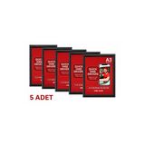 5 Adet - Alüminyum Açılır Kapanır Çerçeve Gönye Köşe - A3 - 30x42 cm - Siyah - 25mm