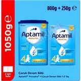 5 Adet Aptamil Pronutra 4 Devam Sütü 800 + 250 gr