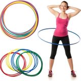 5 Adet Bel Çevirme Çemberi 60cm Büyük Boy Hulahop Hula Hop Hulalop Çember Jimnastik Çemberi Hulohop
