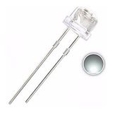 5 Adet - Beyaz Mantar Led 4.8mm Şeffaf