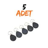 5 Adet Bina Giriş Kapıları Akıllı Kilit Için Çip Anahtar Keyfob Göstergeç Boncuk Anahtarlık