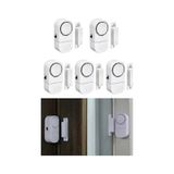5 Adet Cam Pencere Kapı Pvc Engelleyici Güvenlik Ürünleri Manyetik Alarm Set