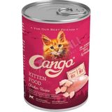 5 ADET Cango Yaş Kedi Mama Yavru Tavuklu 415 Gr